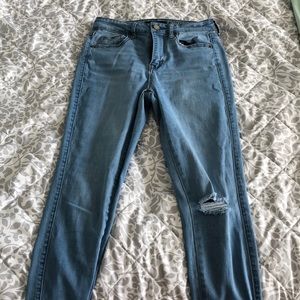 Aeropostale light wash high waisted jeggings